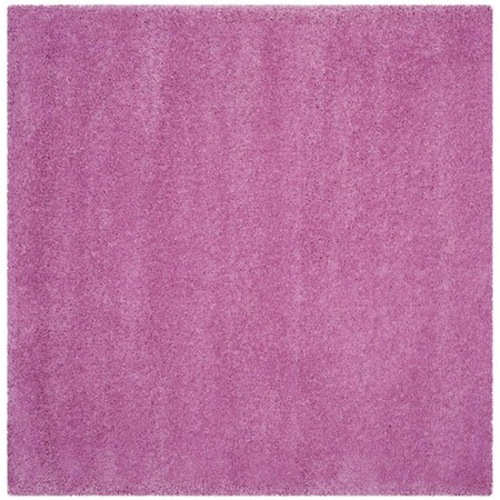 Safavieh 6 Ft.-7 In. X 6 Ft.-7 In. Santa Monica Shag Power Loomed Square Area Rug, Pink SGN725-3232-7SQ